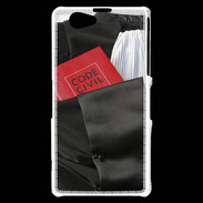 Coque Sony Xperia Z1 Compact Robe d'avocat