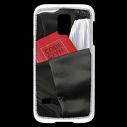 Coque Samsung Galaxy S5 Mini Robe d'avocat