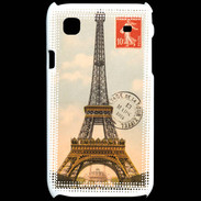 Coque Samsung Galaxy S Vintage Tour Eiffel carte postale