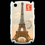 Coque Blackberry 8520 Vintage Tour Eiffel carte postale