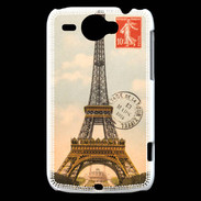 Coque HTC Wildfire G8 Vintage Tour Eiffel carte postale