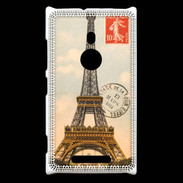 Coque Nokia Lumia 925 Vintage Tour Eiffel carte postale