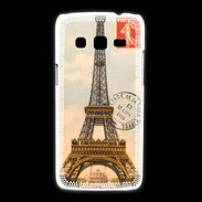 Coque Samsung Galaxy Express2 Vintage Tour Eiffel carte postale