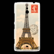 Coque Nokia Lumia 1320 Vintage Tour Eiffel carte postale