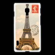 Coque LG L7 2 Vintage Tour Eiffel carte postale
