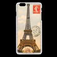 Coque iPhone 6Plus / 6Splus Vintage Tour Eiffel carte postale