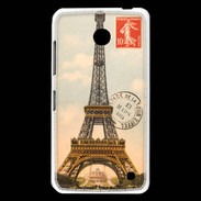 Coque Nokia Lumia 630 Vintage Tour Eiffel carte postale