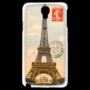 Coque Samsung Galaxy Note 3 Light Vintage Tour Eiffel carte postale