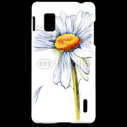 Coque LG Optimus G Fleurs en peinture 550