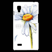 Coque LG Optimus L9 Fleurs en peinture 550