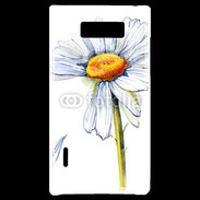 Coque LG Optimus L7 Fleurs en peinture 550