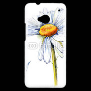Coque HTC One Fleurs en peinture 550