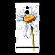 Coque Sony Xperia P Fleurs en peinture 550