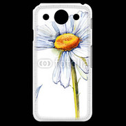 Coque LG G Pro Fleurs en peinture 550