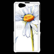 Coque Sony Xperia Z1 Compact Fleurs en peinture 550