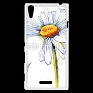 Coque Sony Xperia T3 Fleurs en peinture 550