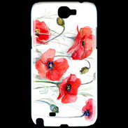 Coque Samsung Galaxy Note 2 Fleurs en peinture 250