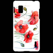 Coque LG Optimus G Fleurs en peinture 250
