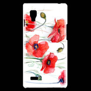 Coque LG Optimus L9 Fleurs en peinture 250