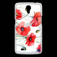 Coque Samsung Galaxy Mega Fleurs en peinture 250