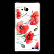 Coque Huawei Ascend Mate Fleurs en peinture 250