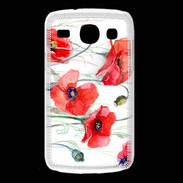 Coque Samsung Galaxy Core Fleurs en peinture 250