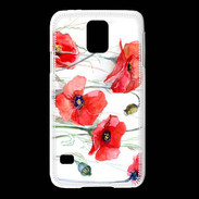 Coque Samsung Galaxy S5 Fleurs en peinture 250