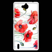Coque Huawei Ascend G740 Fleurs en peinture 250