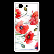 Coque Sony Xperia Z3 Compact Fleurs en peinture 250