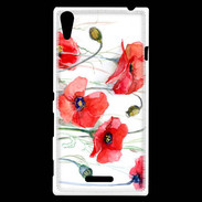 Coque Sony Xperia T3 Fleurs en peinture 250