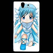 Coque Sony Xperia Z Chibi style illustration of a Super Heroine