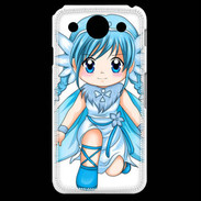 Coque LG G Pro Chibi style illustration of a Super Heroine