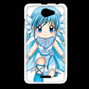 Coque HTC Desire 516 Chibi style illustration of a Super Heroine