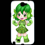 Coque Samsung Galaxy Note 2 Chibi style illustration of a super-heroine 26