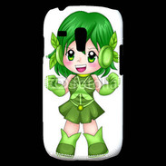 Coque Samsung Galaxy S3 Mini Chibi style illustration of a super-heroine 26