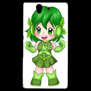 Coque Sony Xperia Z Chibi style illustration of a super-heroine 26
