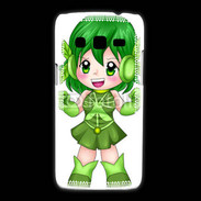 Coque Samsung Galaxy Express2 Chibi style illustration of a super-heroine 26