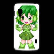 Coque LG L5 2 Chibi style illustration of a super-heroine 26