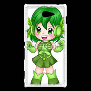 Coque Sony Xperia M2 Chibi style illustration of a super-heroine 26