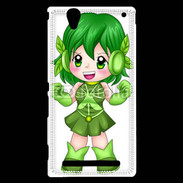 Coque Sony Xperia T2 Ultra Chibi style illustration of a super-heroine 26