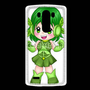 Coque LG G3 Chibi style illustration of a super-heroine 26