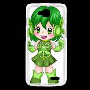 Coque LG L90 Chibi style illustration of a super-heroine 26