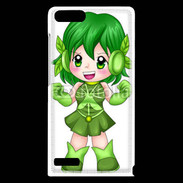 Coque Huawei Ascend G6 Chibi style illustration of a super-heroine 26
