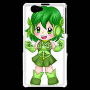 Coque Sony Xperia Z1 Compact Chibi style illustration of a super-heroine 26