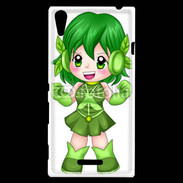 Coque Sony Xperia T3 Chibi style illustration of a super-heroine 26