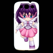 Coque Samsung Galaxy S3 Chibi style illustration of a super-heroine 25