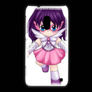 Coque Nokia Lumia 620 Chibi style illustration of a super-heroine 25