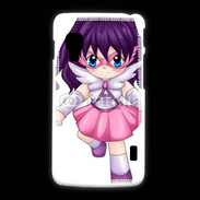 Coque LG L5 2 Chibi style illustration of a super-heroine 25