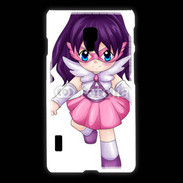 Coque LG L7 2 Chibi style illustration of a super-heroine 25