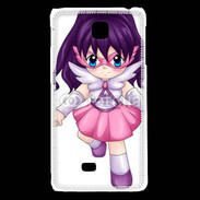 Coque LG F5 Chibi style illustration of a super-heroine 25